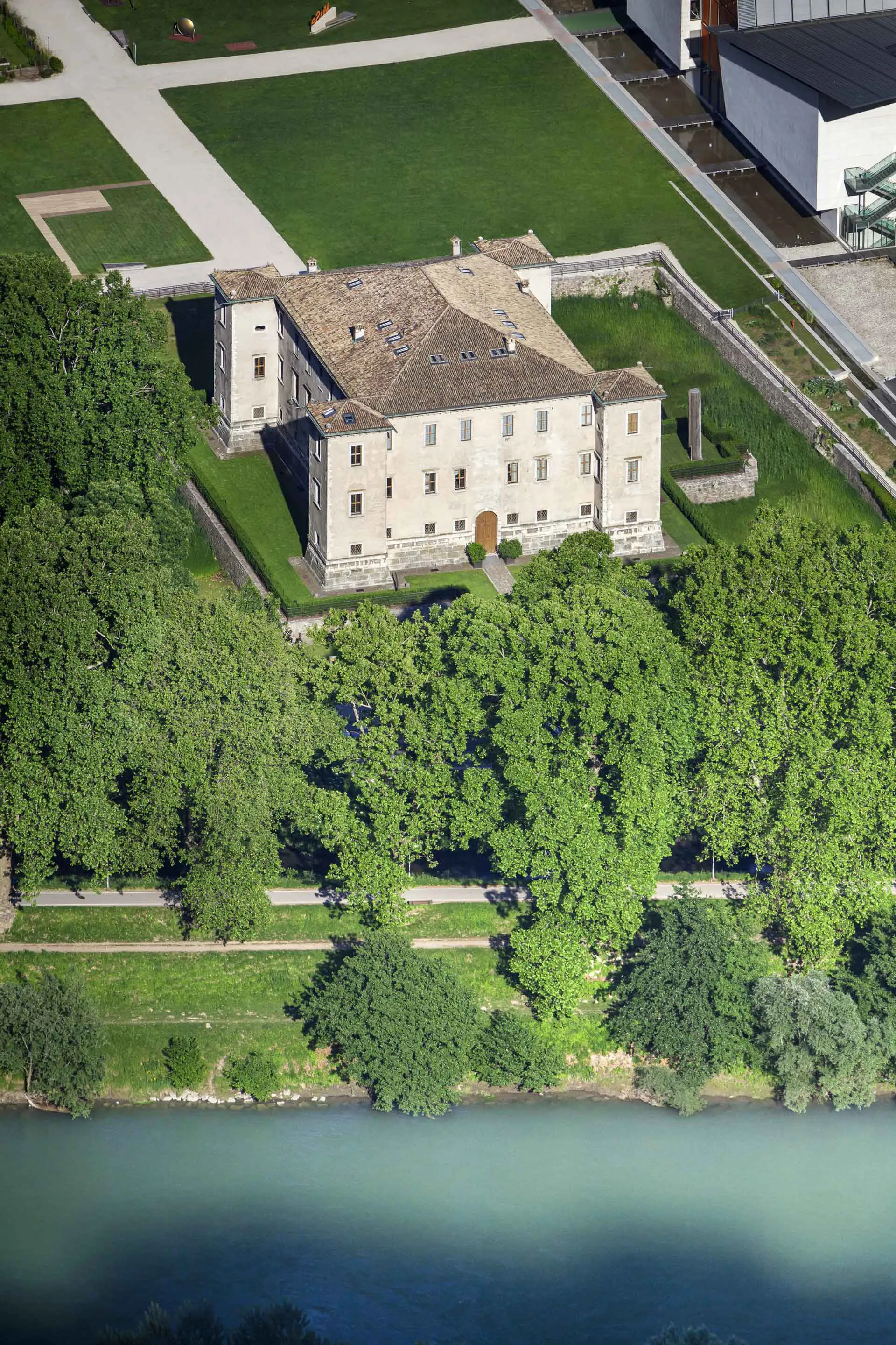 Palazzo delle Albere visto dall’alto