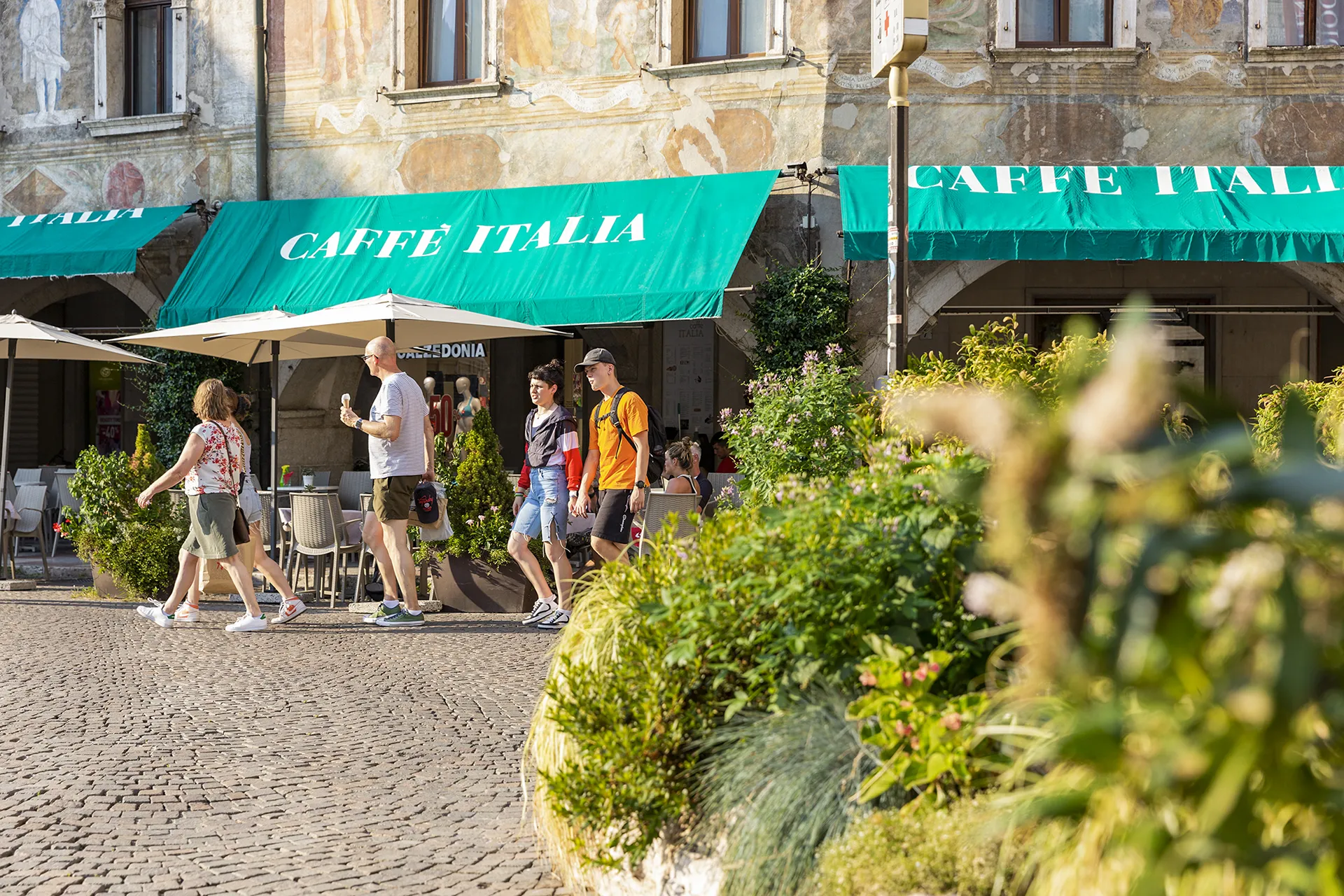 Caffè in Piazza del Duomo a Trento